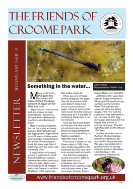 THE Friends of CROOME PARK 3 1
