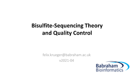 BS-Seq Data Processing Lecture (Pdf)