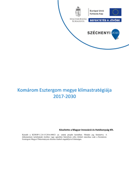 Komárom-Esztergom Megyei Klímastratégia