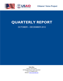 Quarterly Report