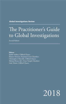 The Practitioner's Guide to Global Investigations