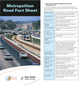 Metropolitan Road Fact Sheet