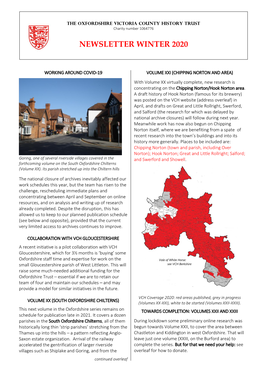 VCH Oxon Trust Newsletter 2020.Pdf