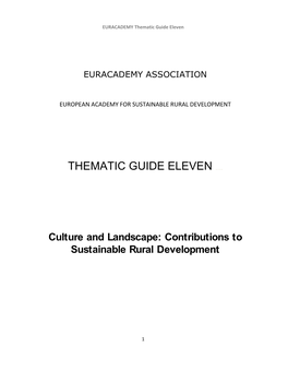 Thematic Guide Eleven …