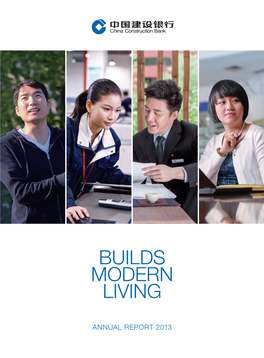 China Construction Bank Corporation 2013 Annual Report Builds Modern Living