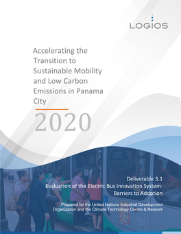 Accelerating the Transition to Sustainable Mobility and Low Carbon Emissions in Panama City 2020