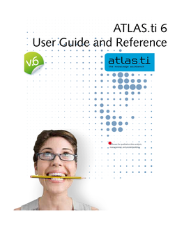 ATLAS.Ti 6 User's Guide and Reference