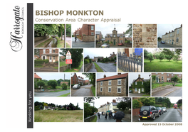 BISHOP MONKTON Conservation Area Character Appraisal