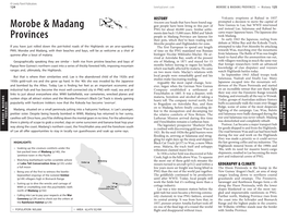 Morobe & Madang Provinces