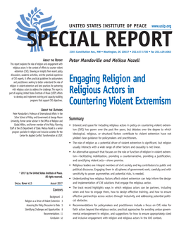 Engaging Religion and Religious Actors in Countering Violent