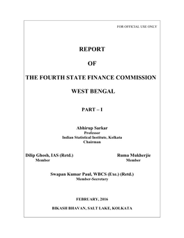 Report of the Earlier Finance Commissions