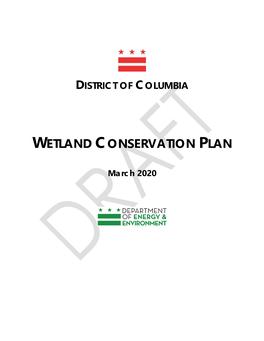 Wetland Conservation Plan