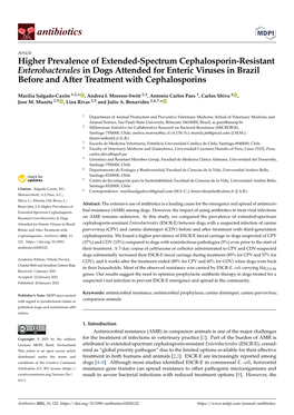 Higher Prevalence of Extended-Spectrum Cephalosporin