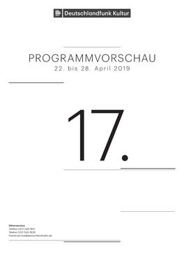 Programmvorschau 22