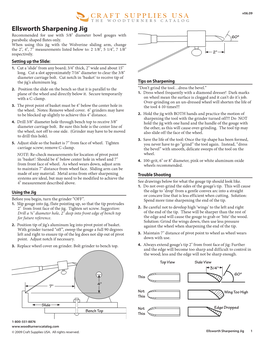 Ellsworth Sharpening Jig Recommended for Use with 5/8