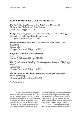 How a Smiley Face Can Save the World