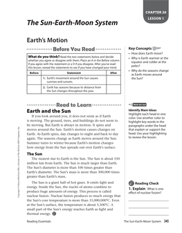 The Sun-Earth-Moon System 9