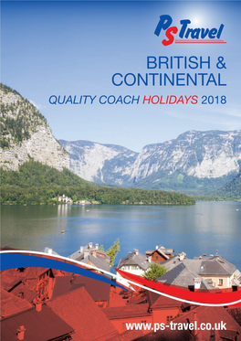 Quality Coach Holidays 2018