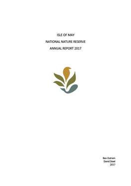 Isle of May National Nature Reserve Annual Report 2017