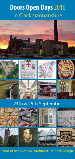 Doors Open Days 2016 in Clackmannanshire