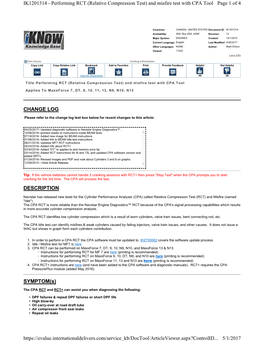 Of 4 IK1201314 Performing RCT (Relative Compression Test)