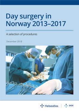 Day Surgery in Norway 2013–2017