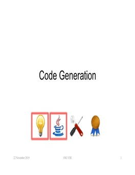 Code Generation