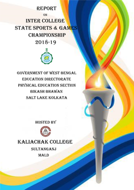 Inter College State Sports & Games Championship 2018-19
