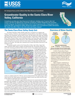 Groundwater Quality in the Santa Clara River Valley, California