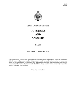 Questions & Answers Paper No