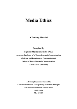 Media Ethics