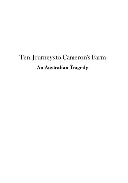 Ten Journeys to Cameron's Farm