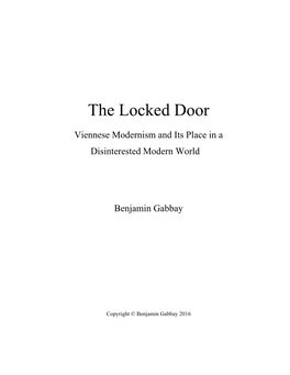 The Locked Door