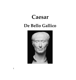 Caesar De Bello Gallico