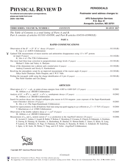 Table of Contents (Print)