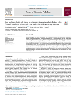 Skin-And-Superficial-Soft-Tissue-Neoplasms-With-Multinuclea 2019 Annals-Of-D.Pdf