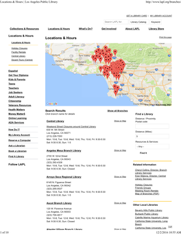 Locations & Hours