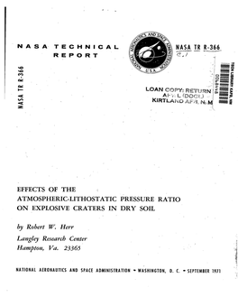 Effects of the Atmospheric-Lithostatic Pressure Ratio on Explosive Craters in Dry Soil