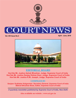 COURT NEWS Vol