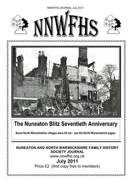 The Nuneaton Blitz Seventieth Anniversary