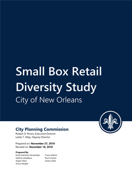Small Box Retail Diversity Study