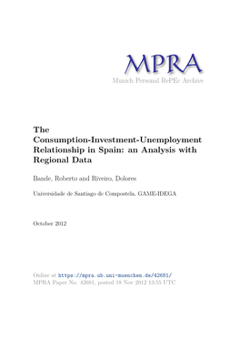 An Analysis with Regional Data