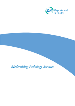Modernising Pathology Services