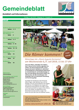 Gemeindeblatt Gemeindeblatt Gemeindeblatt