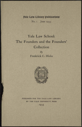Yale Law School Legal Scholarship Repository