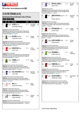 13:30 CHELTENHAM, 2M