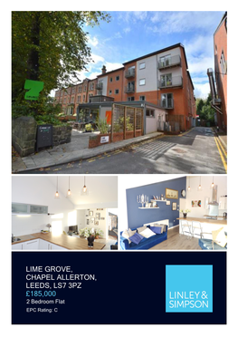 Lime Grove, Chapel Allerton, Leeds, Ls7 3Pz £185,000