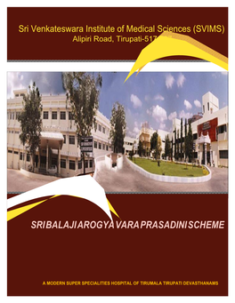 Sri Balaji Arogya Vara Prasadini Scheme