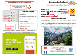 Adresses Et Informations Utiles Le GR®10 En Conflent Canigó