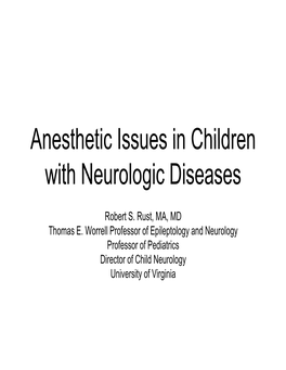 Neurological Diseases of Children